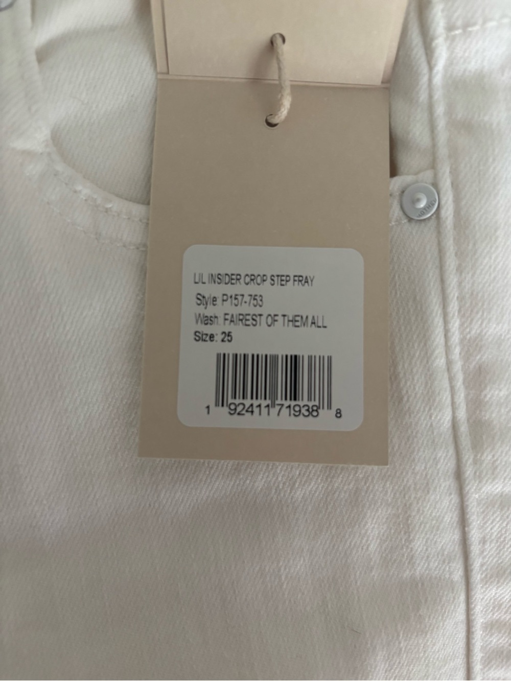 NWT Lil’ Mother Insider Crop Step Fray 25 - Picture 4 of 5